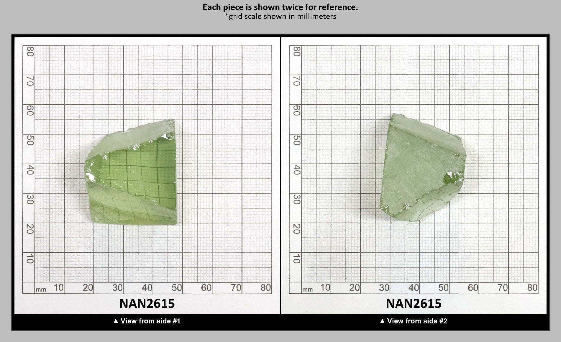 Nanosital Simulated Green Beryl Lab Created Faceting Rough for Gem Cutting - #18- Various Sizes : NAN2615