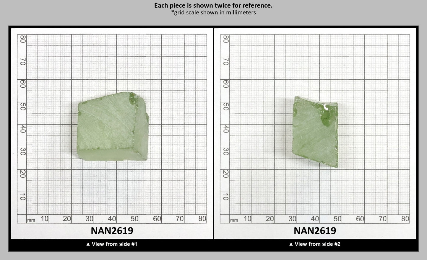 Nanosital Simulated Green Beryl Lab Created Faceting Rough for Gem Cutting - #18- Various Sizes : NAN2619