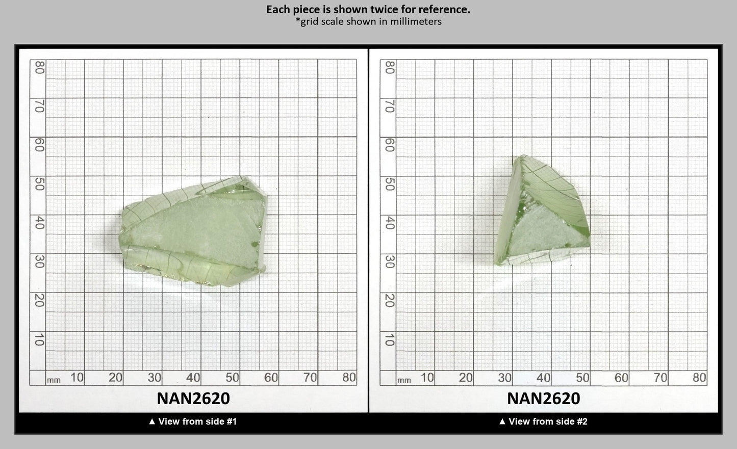 Nanosital Simulated Green Beryl Lab Created Faceting Rough for Gem Cutting - #18- Various Sizes : NAN2620