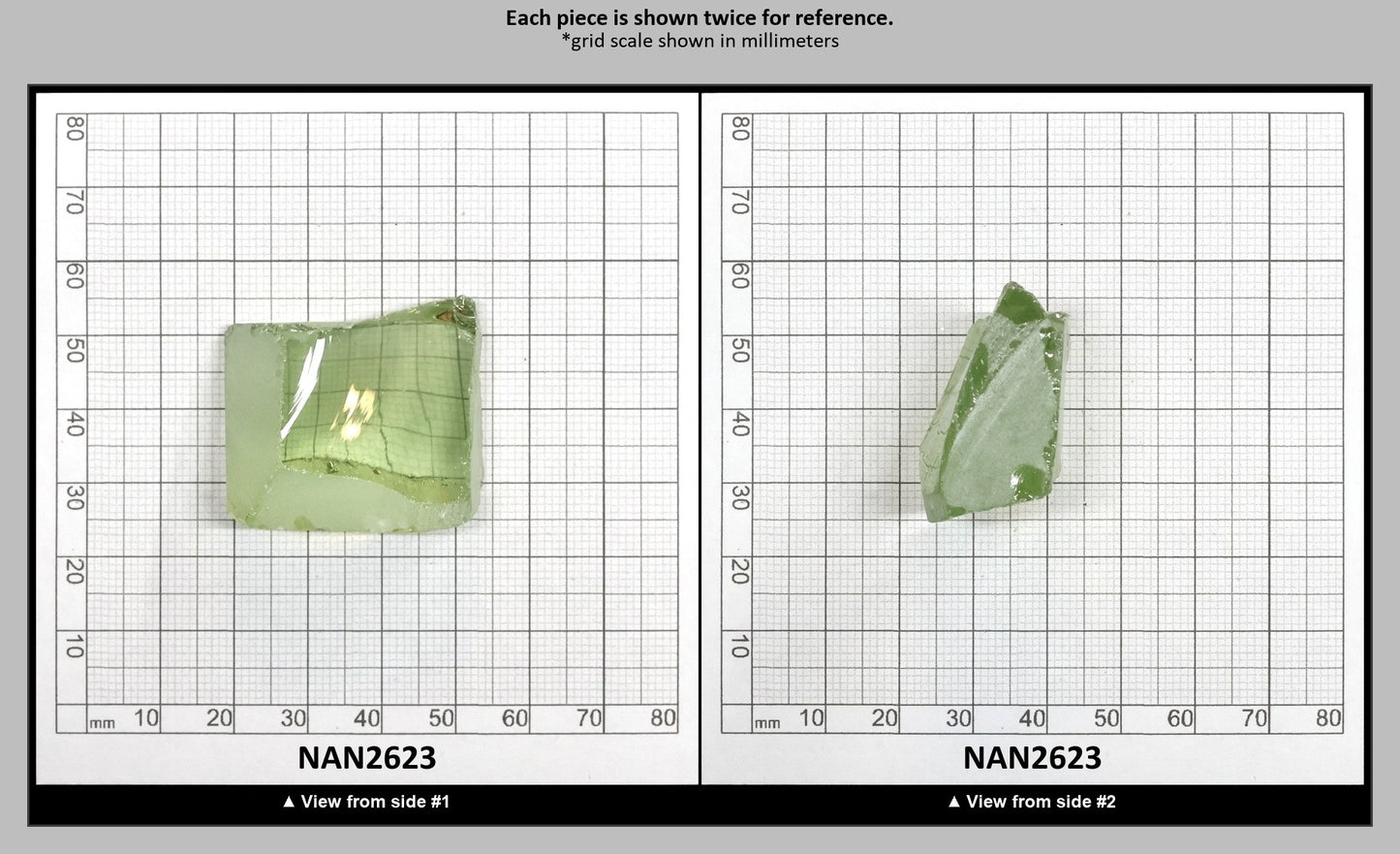 Nanosital Simulated Green Beryl Lab Created Faceting Rough for Gem Cutting - #18- Various Sizes : NAN2623