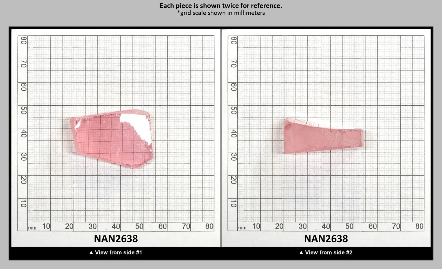Nanosital Simulated Pink Tourmaline Lab Created Faceting Rough for Gem Cutting - #A-1244 - Various Sizes : NAN2638