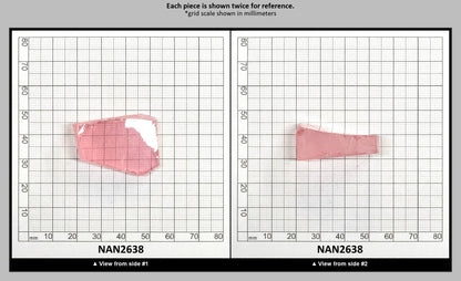 Nanosital Simulated Pink Tourmaline Lab Created Faceting Rough for Gem Cutting - #A-1244 - Various Sizes : NAN2638