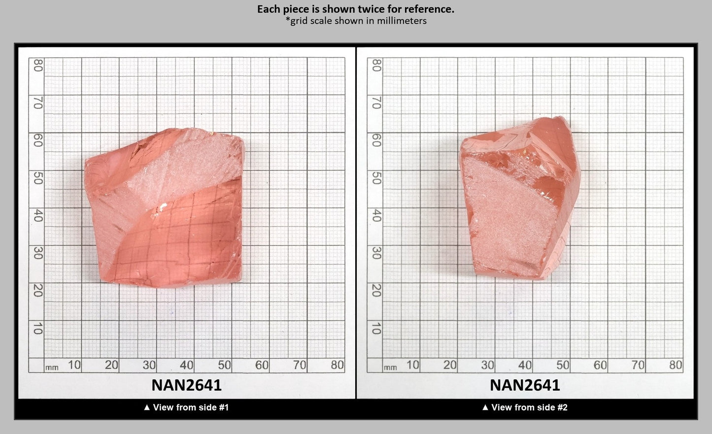 Nanosital Simulated Pink Tourmaline Lab Created Faceting Rough for Gem Cutting - #A-1244 - Various Sizes : NAN2641