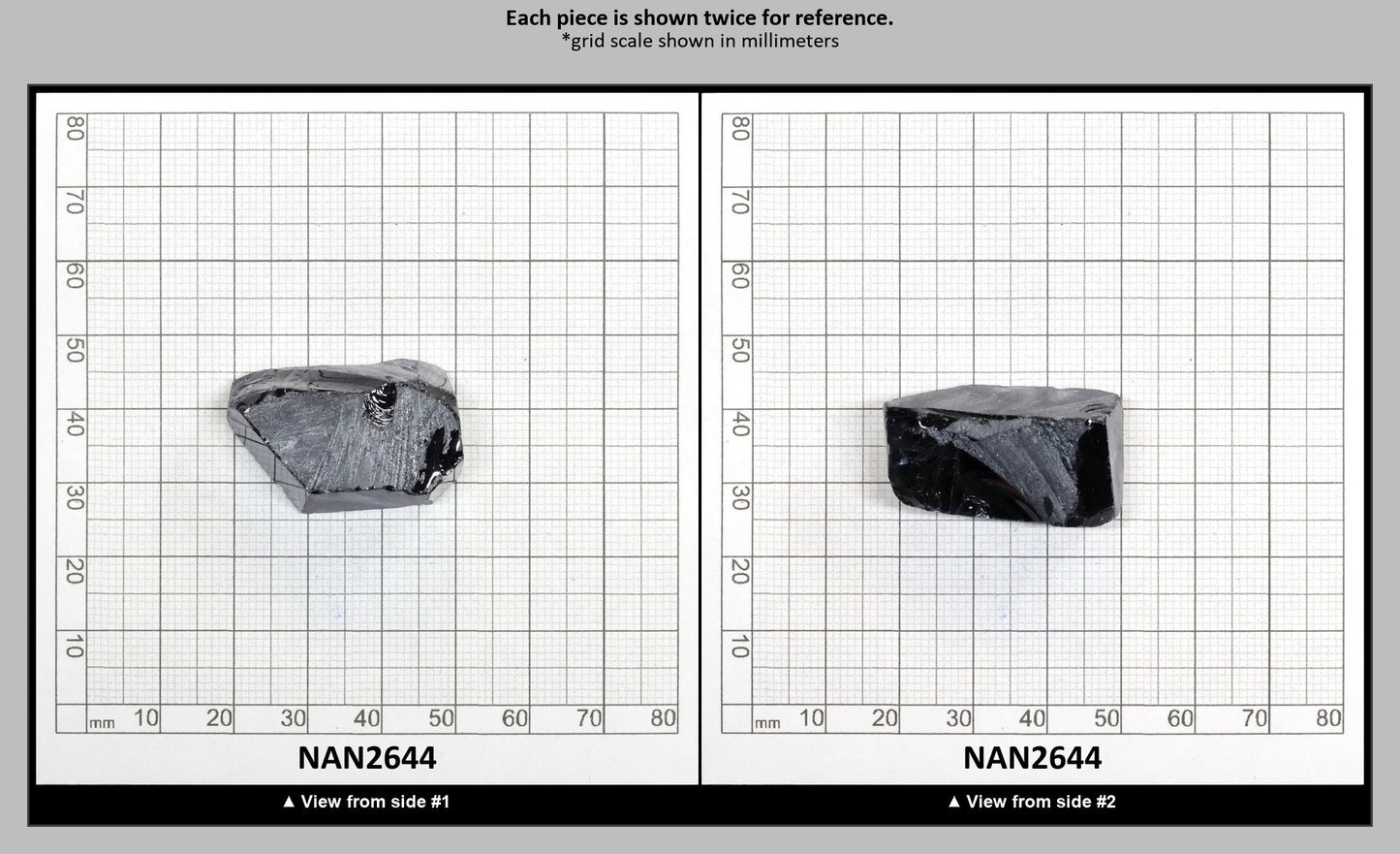 Nanosital Simulated Dark Blue Sapphire Lab Created Faceting Rough for Gem Cutting - #30 - Various Sizes : NAN2644