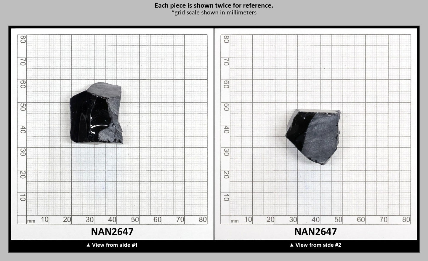 Nanosital Simulated Dark Blue Sapphire Lab Created Faceting Rough for Gem Cutting - #30 - Various Sizes : NAN2647
