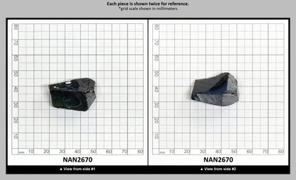 Nanosital Simulated Color Changing Lab Created Faceting Rough for Gem Cutting - #A-2869 - Various Sizes : NAN2670