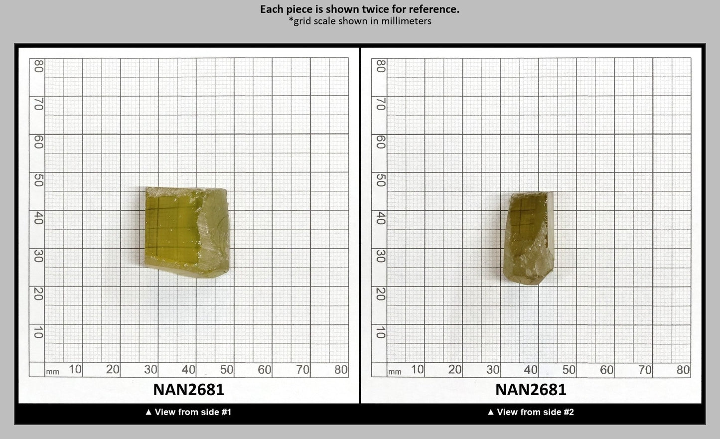 Nanosital Simulated Color Changing Lab Created Faceting Rough for Gem Cutting - #139 - Various Sizes : NAN2681