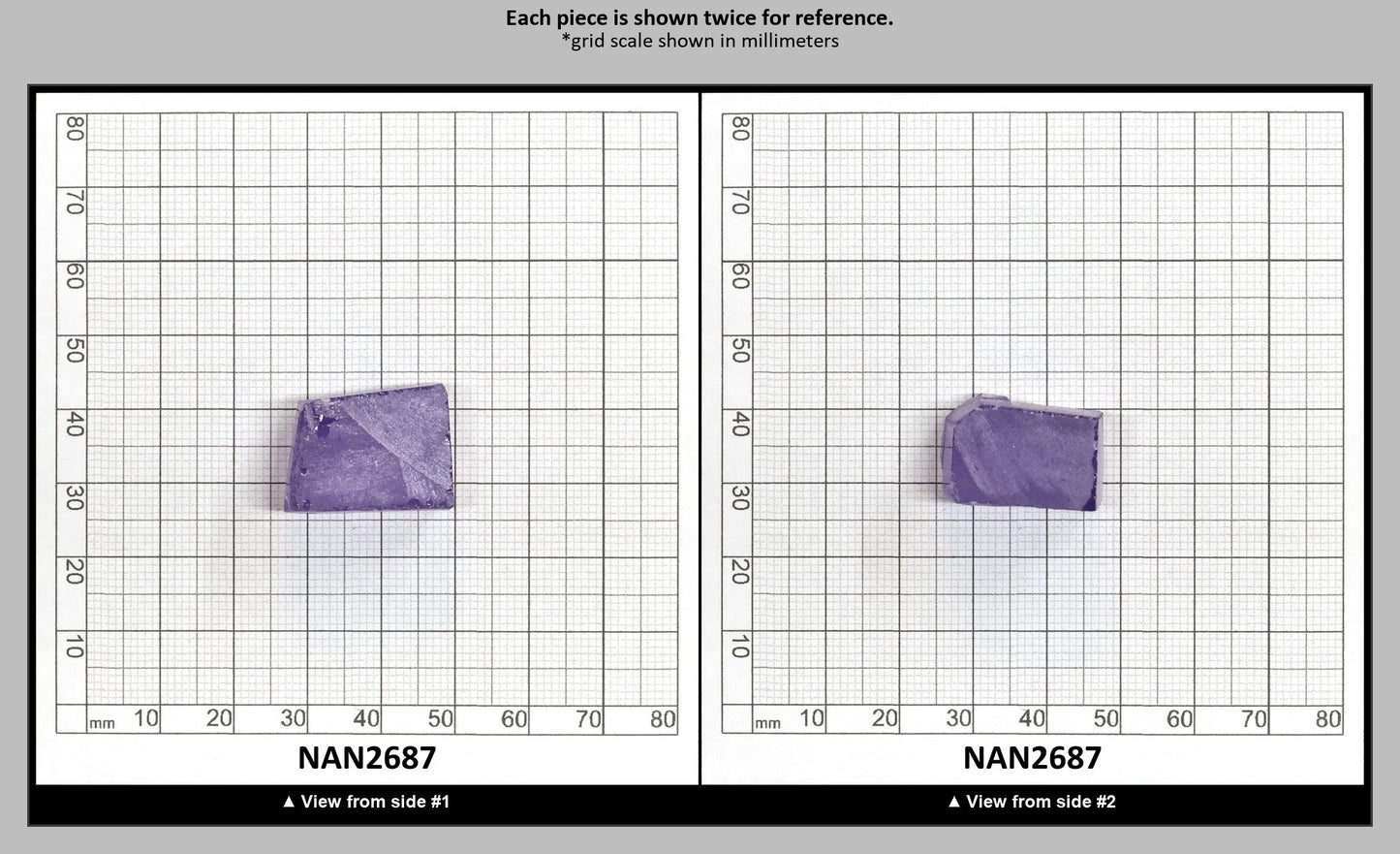 Nanosital Simulated Color Changing Lab Created Faceting Rough for Gem Cutting - #E-260 - Various Sizes : NAN2687