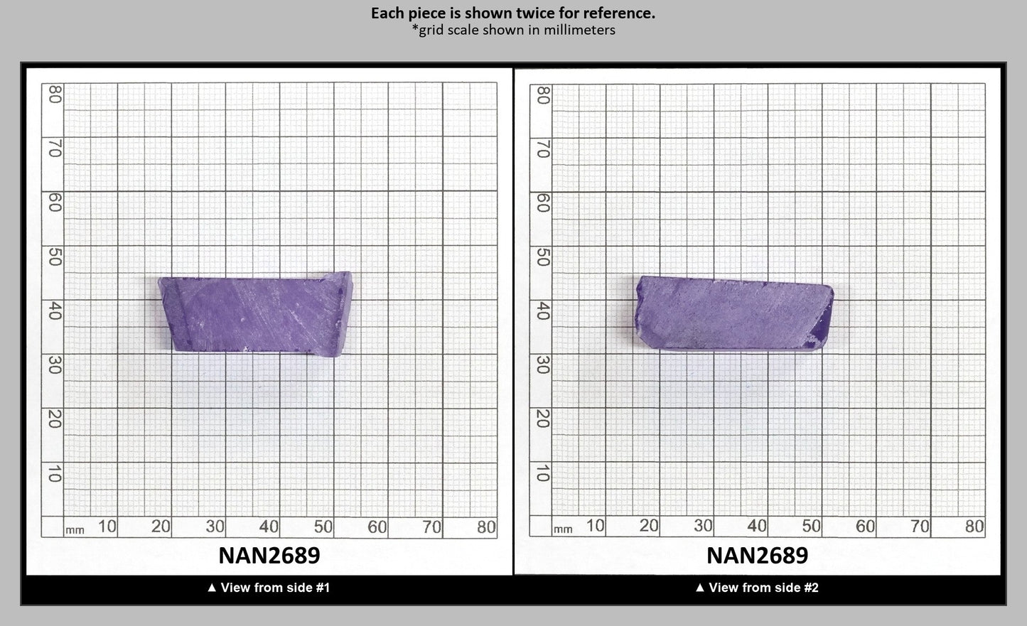 Nanosital Simulated Color Changing Lab Created Faceting Rough for Gem Cutting - #E-260 - Various Sizes : NAN2689