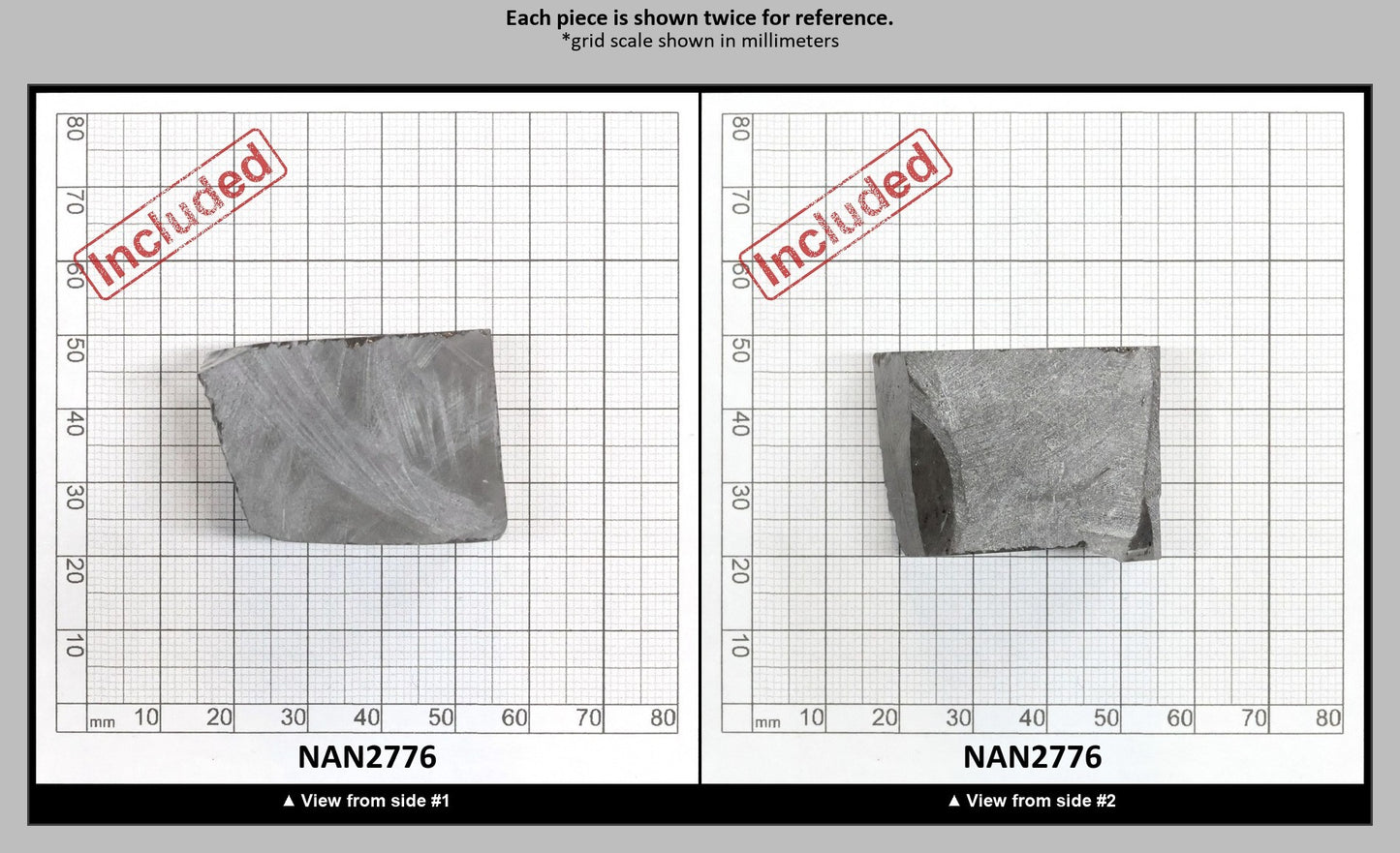 Nanosital Simulated Salt and Pepper Diamond Lab Created Faceting Rough for Gem Cutting - #Z-1345 - Various Sizes : NAN2776