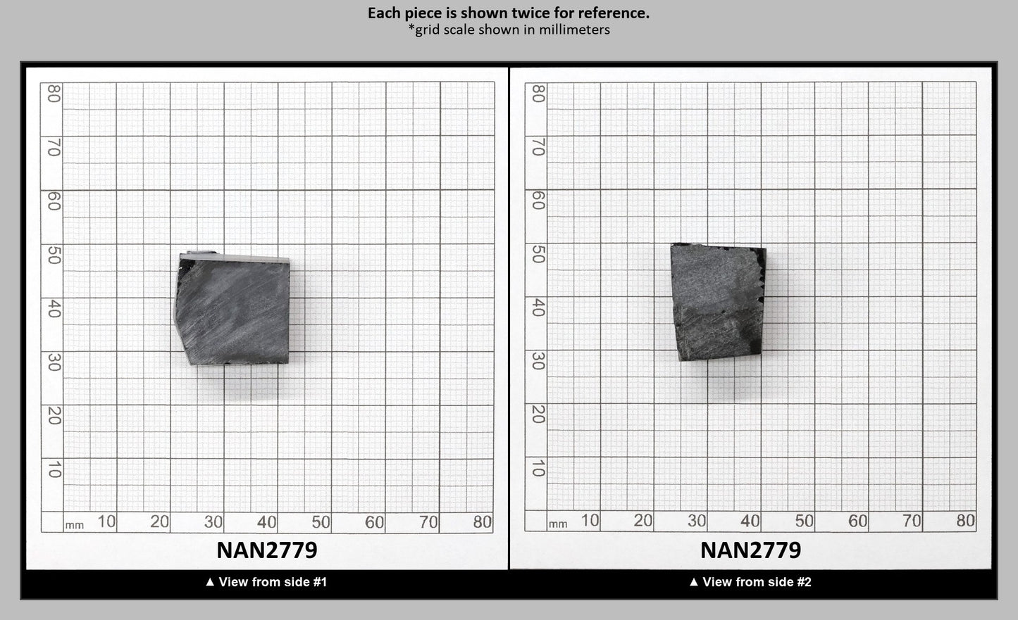 Nanosital Simulated Black Lab Created Faceting Rough for Gem Cutting - #0004 - Various Sizes : NAN2779