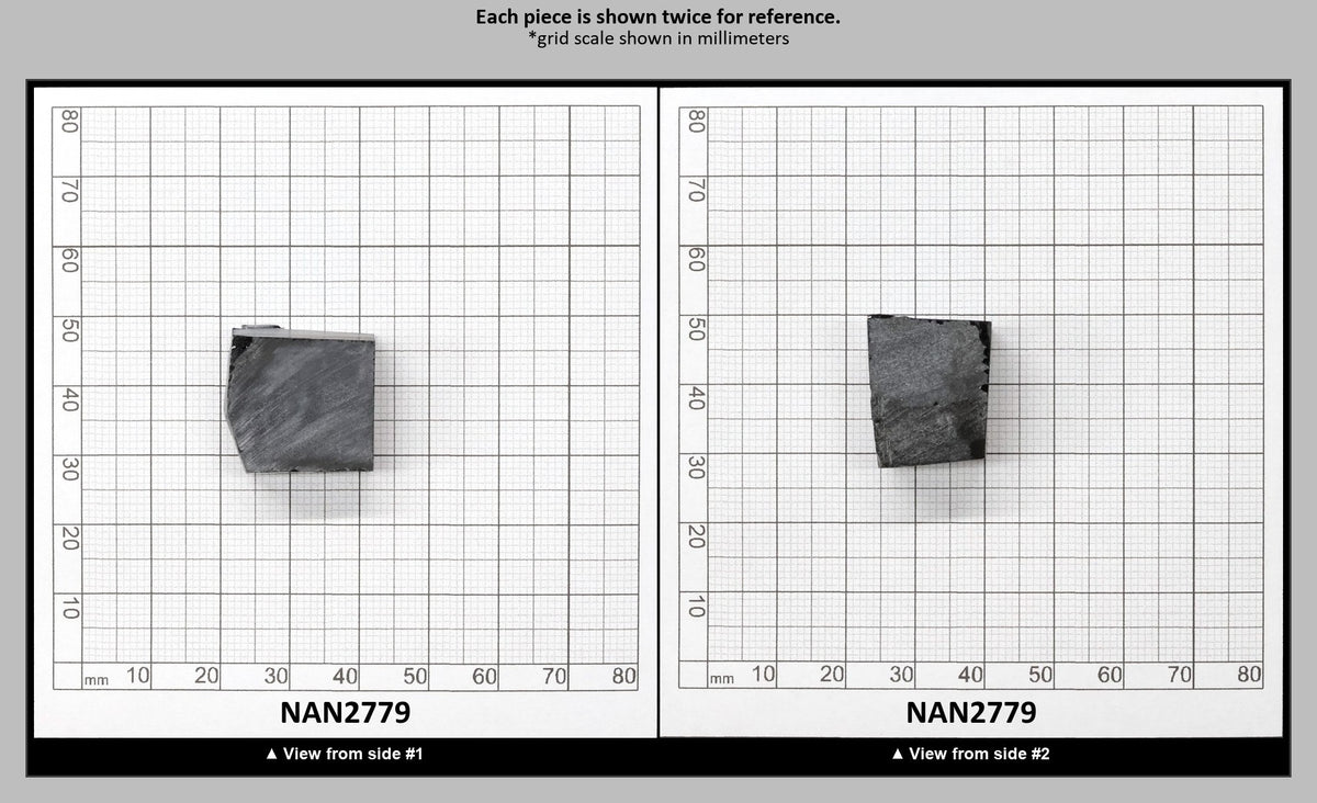 Nanosital Simulated Black Lab Created Faceting Rough for Gem Cutting - #0004 - Various Sizes : NAN2779