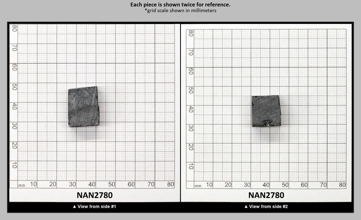 Nanosital Simulated Black Lab Created Faceting Rough for Gem Cutting - #0004 - Various Sizes : NAN2780
