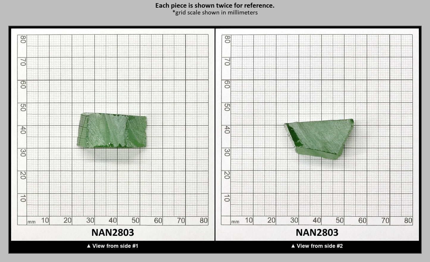 Nanosital Simulated Peridot Lab Created Faceting Rough for Gem Cutting - #172 - Various Sizes : NAN2803