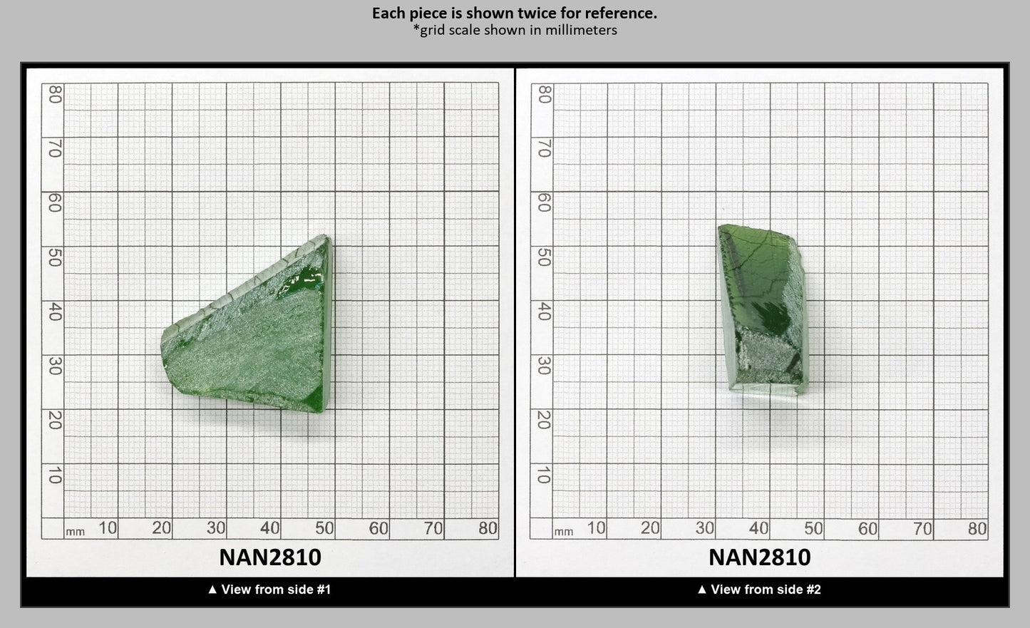 Nanosital Simulated Peridot Lab Created Faceting Rough for Gem Cutting - #172 - Various Sizes : NAN2810
