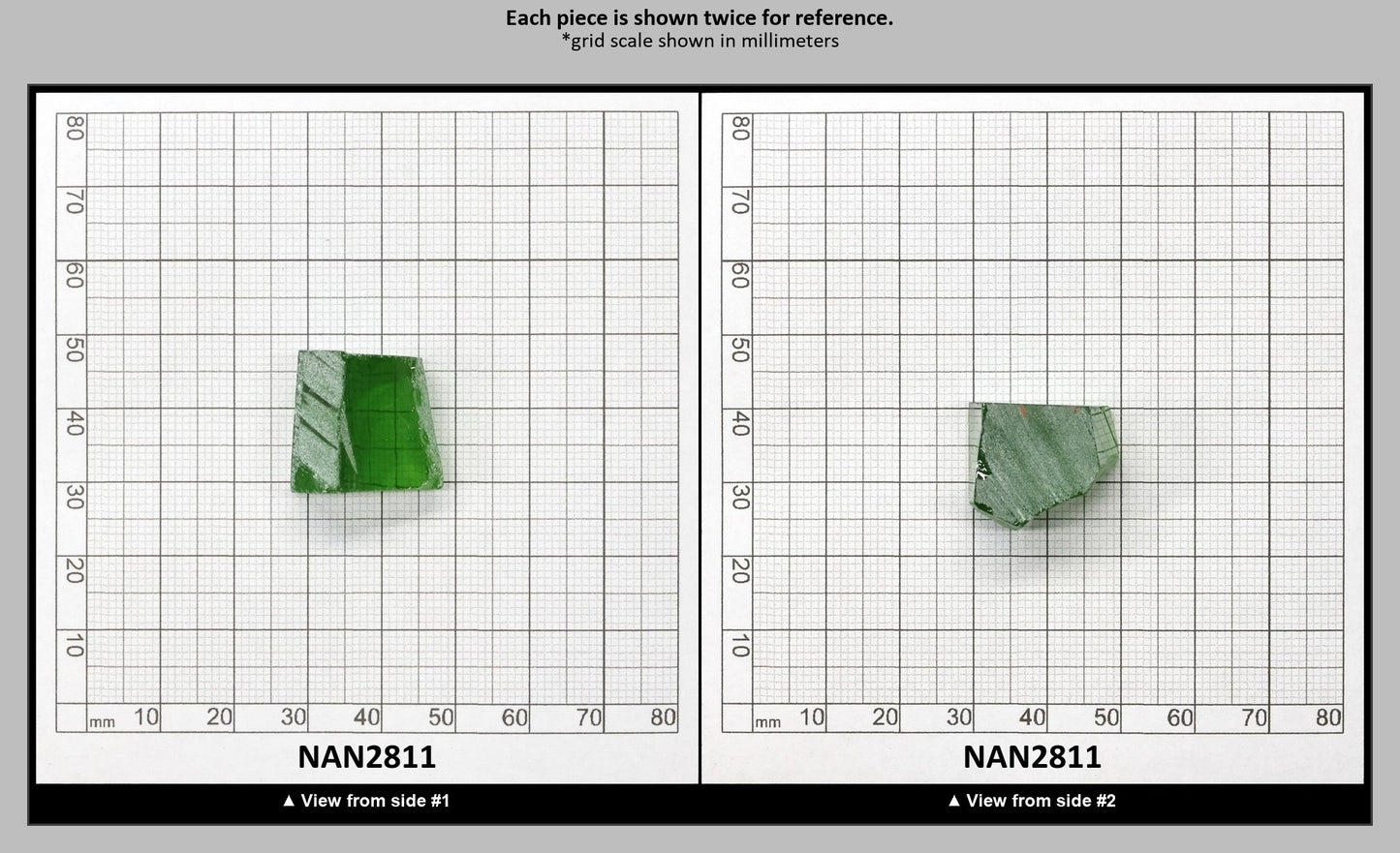 Nanosital Simulated Peridot Lab Created Faceting Rough for Gem Cutting - #172 - Various Sizes : NAN2811
