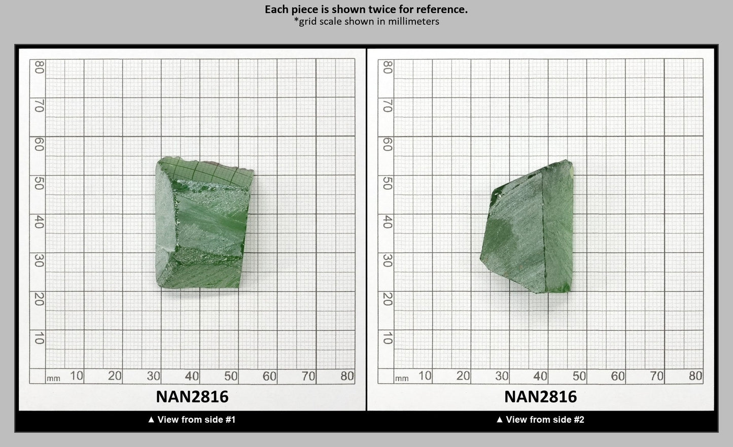 Nanosital Simulated Peridot Lab Created Faceting Rough for Gem Cutting - #172 - Various Sizes : NAN2816