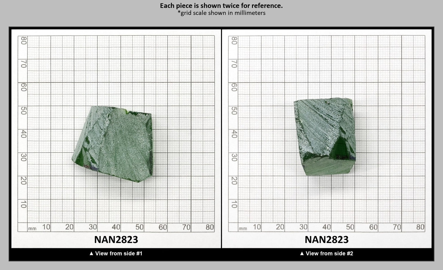 Nanosital Simulated Peridot Lab Created Faceting Rough for Gem Cutting - #172 - Various Sizes : NAN2823