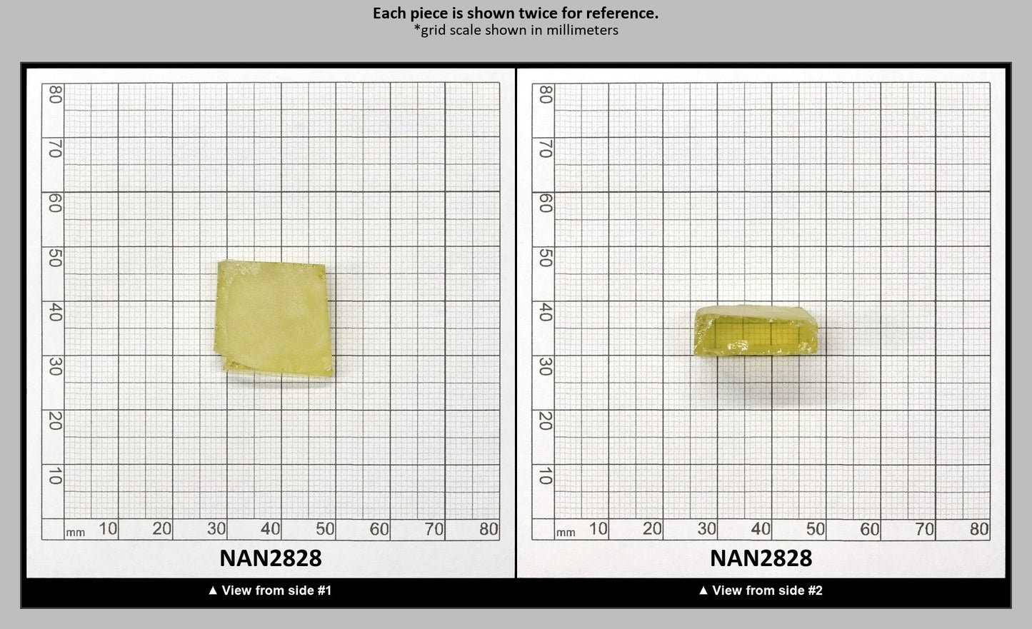 Nanosital Simulated Color Changing Lab Created Faceting Rough for Gem Cutting - #204 - Various Sizes : NAN2828