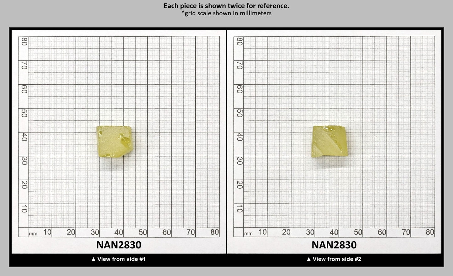 Nanosital Simulated Color Changing Lab Created Faceting Rough for Gem Cutting - #204 - Various Sizes : NAN2830