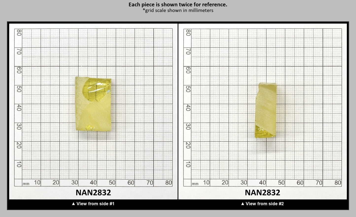 Nanosital Simulated Color Changing Lab Created Faceting Rough for Gem Cutting - #204 - Various Sizes : NAN2832