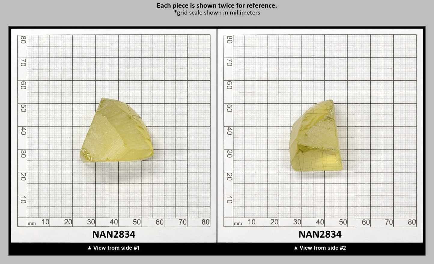 Nanosital Simulated Color Changing Lab Created Faceting Rough for Gem Cutting - #204 - Various Sizes : NAN2834