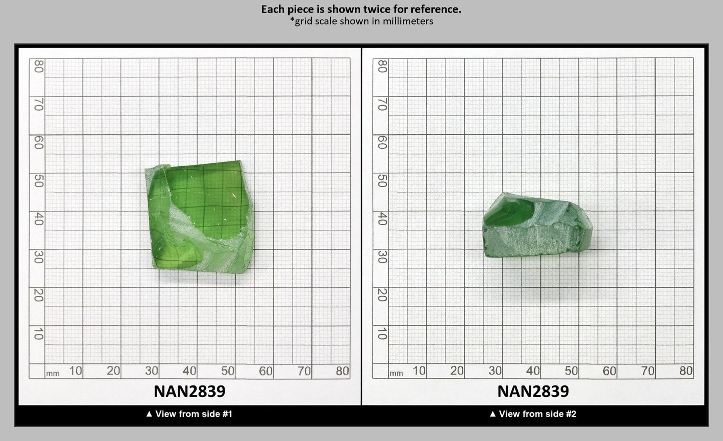 Nanosital Simulated Color Changing Lab Created Faceting Rough for Gem Cutting - #205 - Various Sizes : NAN2839