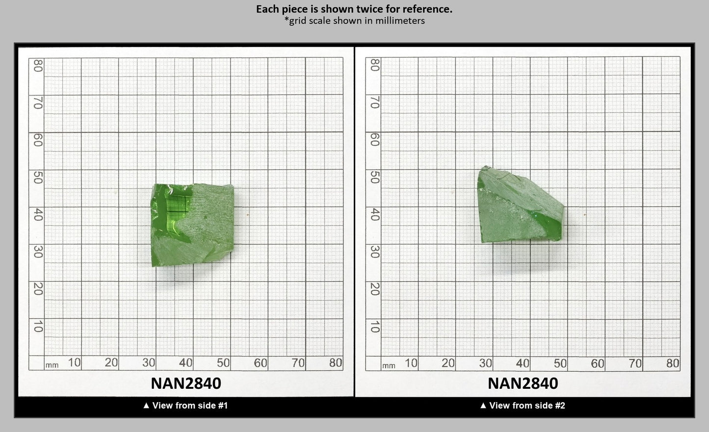 Nanosital Simulated Color Changing Lab Created Faceting Rough for Gem Cutting - #205 - Various Sizes : NAN2840