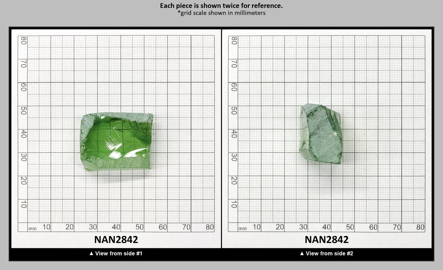 Nanosital Simulated Color Changing Lab Created Faceting Rough for Gem Cutting - #205 - Various Sizes : NAN2842