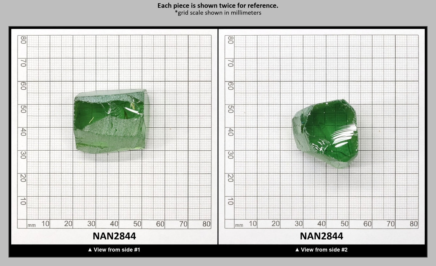 Nanosital Simulated Color Changing Lab Created Faceting Rough for Gem Cutting - #205 - Various Sizes : NAN2844