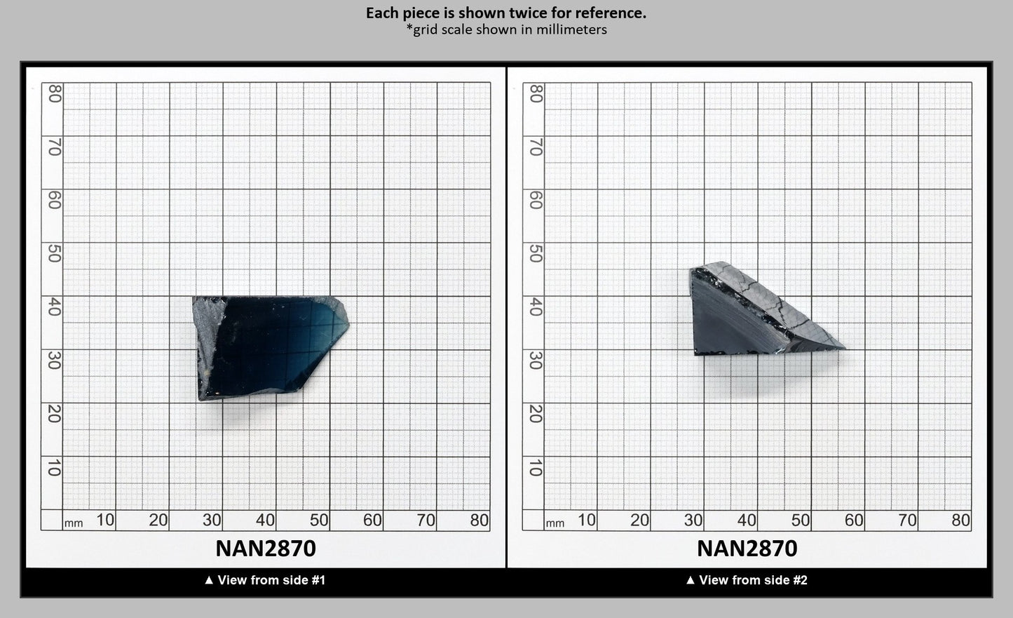 Nanosital Simulated Medium London Blue Topaz Lab Created Faceting Rough for Gem Cutting - #46 - Various Sizes : NAN2870