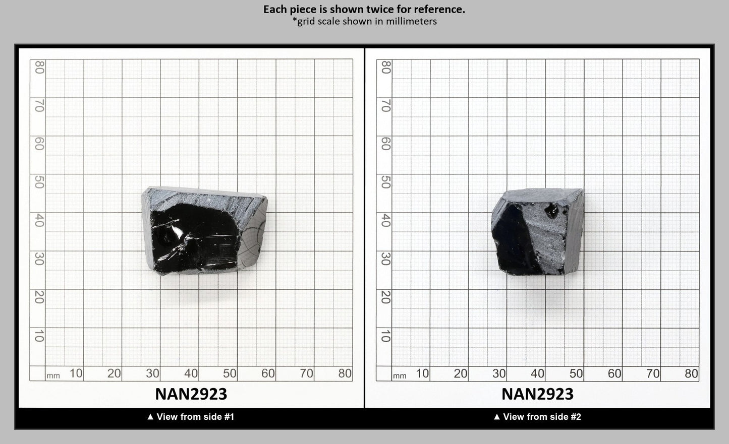 Nanosital Simulated Smoky Quartz Lab Created Faceting Rough for Gem Cutting - #A-4235 - Various Sizes : NAN2923