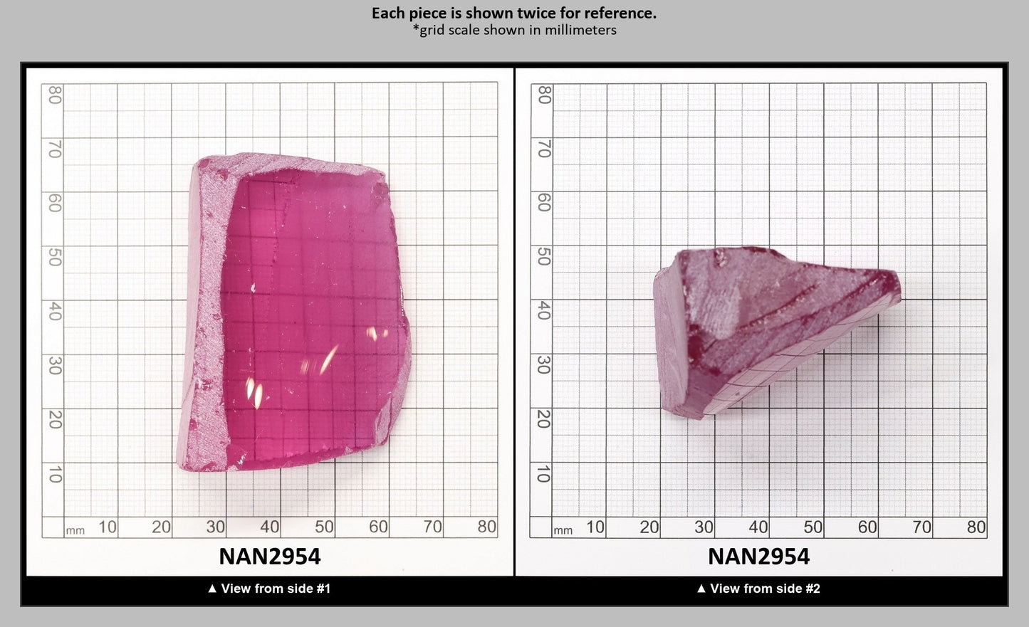 Nanosital Simulated Kunzite Lab Created Faceting Rough for Gem Cutting - #A-4572 - Various Sizes : NAN2954