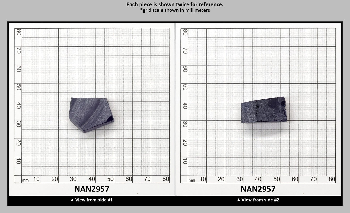 Nanosital Simulated Medium Blue Sapphire Lab Created Faceting Rough for Gem Cutting - #A-597 - Various Sizes : NAN2957