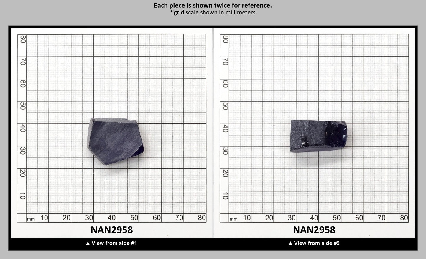 Nanosital Simulated Medium Blue Sapphire Lab Created Faceting Rough for Gem Cutting - #A-597 - Various Sizes : NAN2958