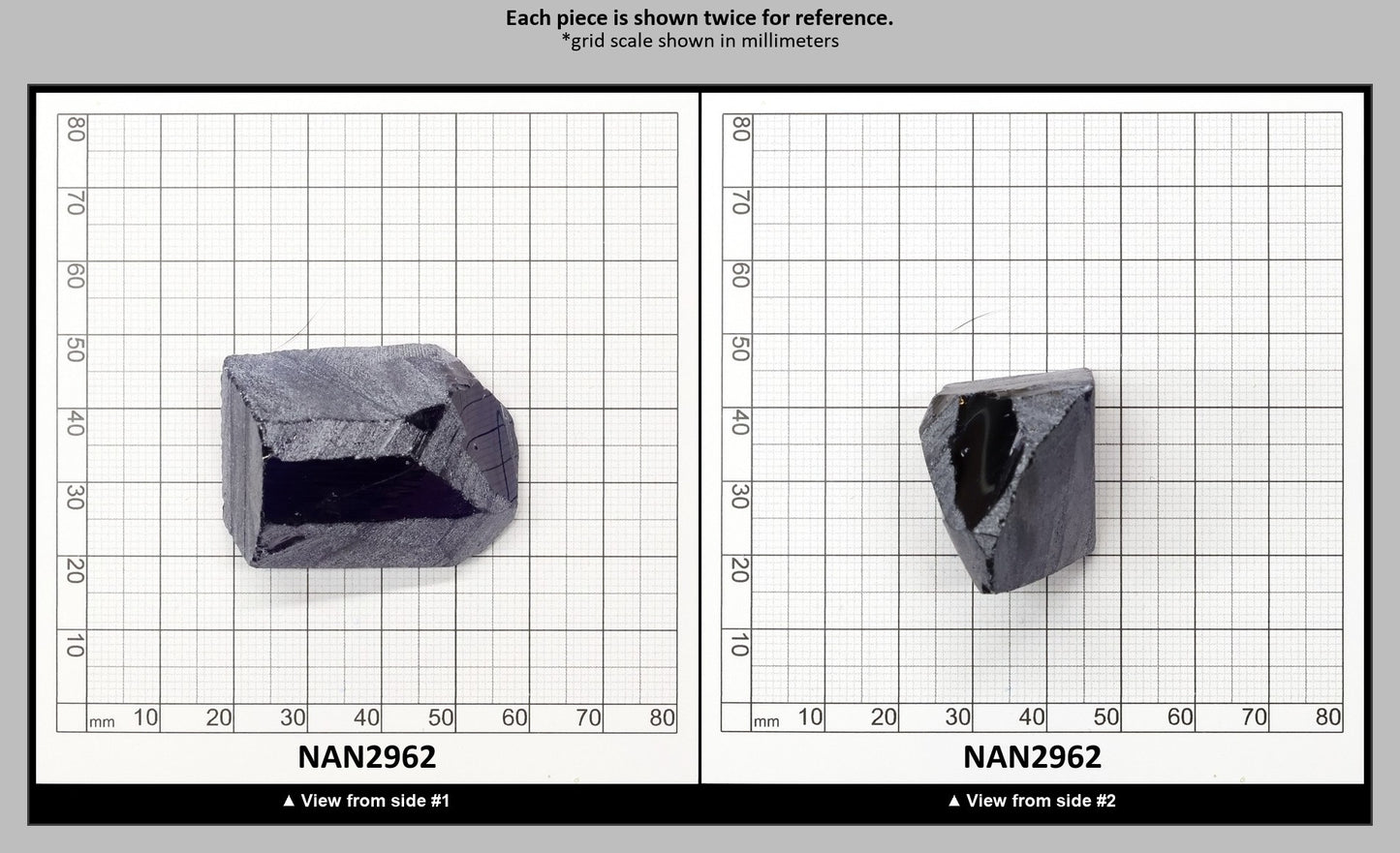 Nanosital Simulated Medium Blue Sapphire Lab Created Faceting Rough for Gem Cutting - #A-597 - Various Sizes : NAN2962