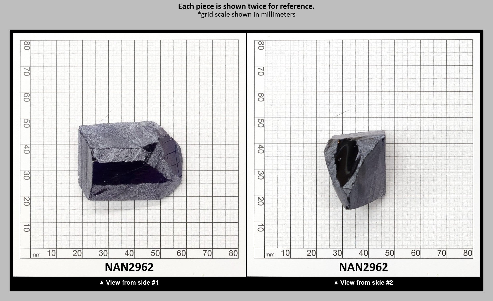 Nanosital Simulated Medium Blue Sapphire Lab Created Faceting Rough for Gem Cutting - #A-597 - Various Sizes : NAN2962