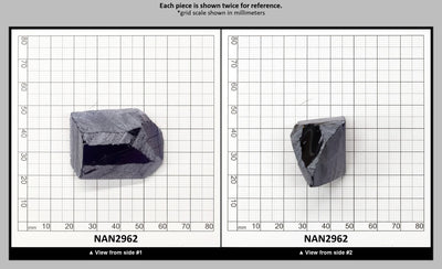 Nanosital Simulated Medium Blue Sapphire Lab Created Faceting Rough for Gem Cutting - #A-597 - Various Sizes : NAN2962