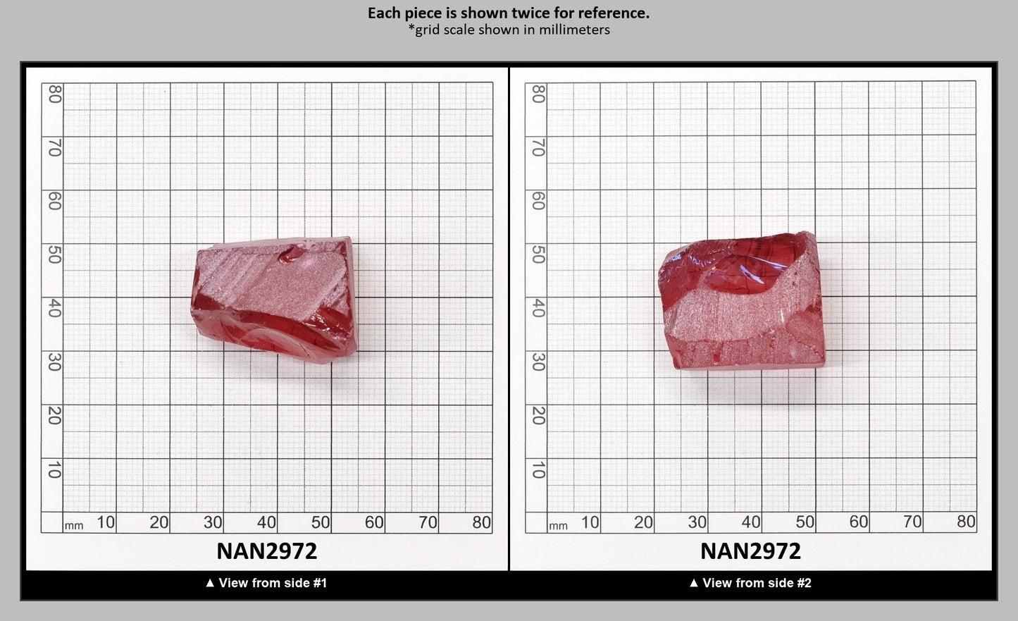 Nanosital Simulated Kunzite Lab Created Faceting Rough for Gem Cutting - #A-8483 - Various Sizes : NAN2972