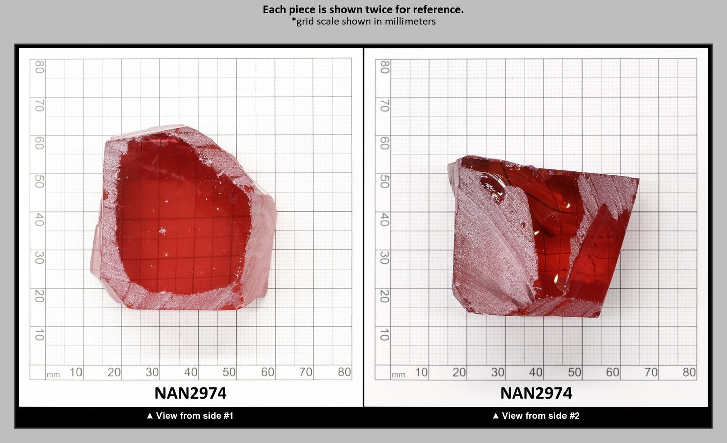 Nanosital Simulated Kunzite Lab Created Faceting Rough for Gem Cutting - #A-8483 - Various Sizes : NAN2974