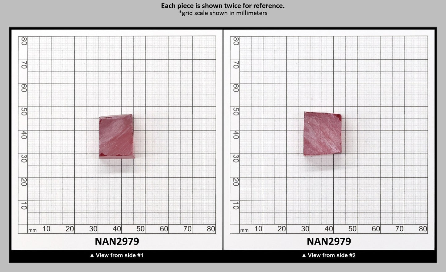 Nanosital Simulated Hot Pink Tourmaline Lab Created Faceting Rough for Gem Cutting - #A-9095 - Various Sizes : NAN2979