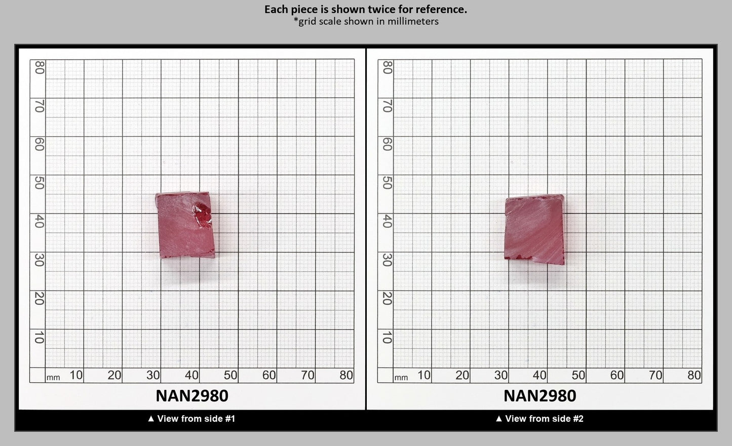 Nanosital Simulated Hot Pink Tourmaline Lab Created Faceting Rough for Gem Cutting - #A-9095 - Various Sizes : NAN2980