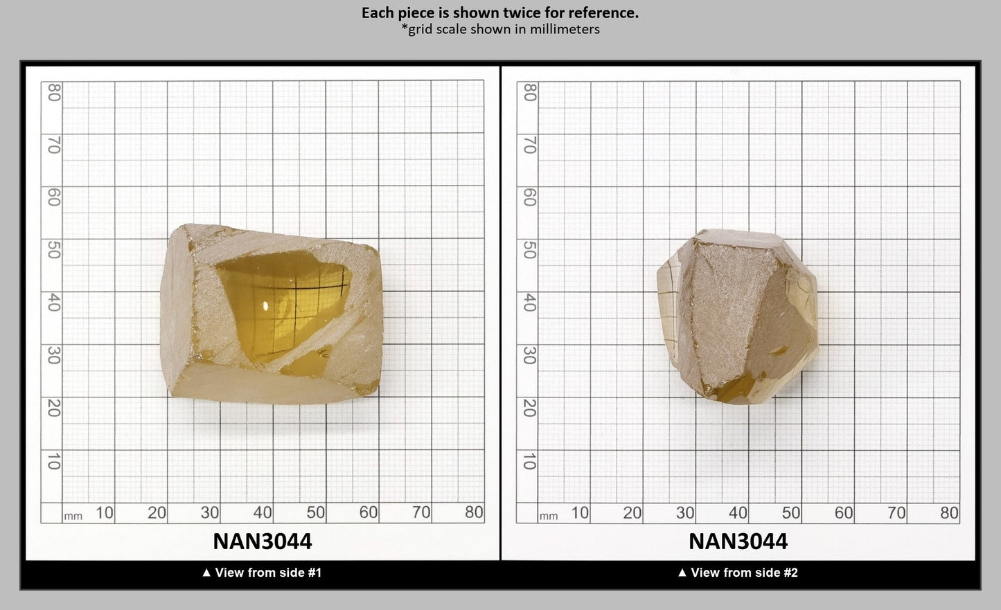 UV Reactive Nanosital #E-275 Lab Created Faceting Rough for Gem Cutting - Various Sizes : NAN3044