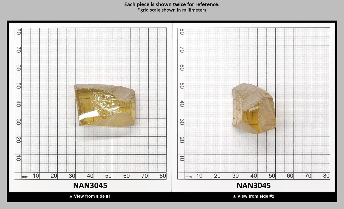 UV Reactive Nanosital #E-275 Lab Created Faceting Rough for Gem Cutting - Various Sizes : NAN3045