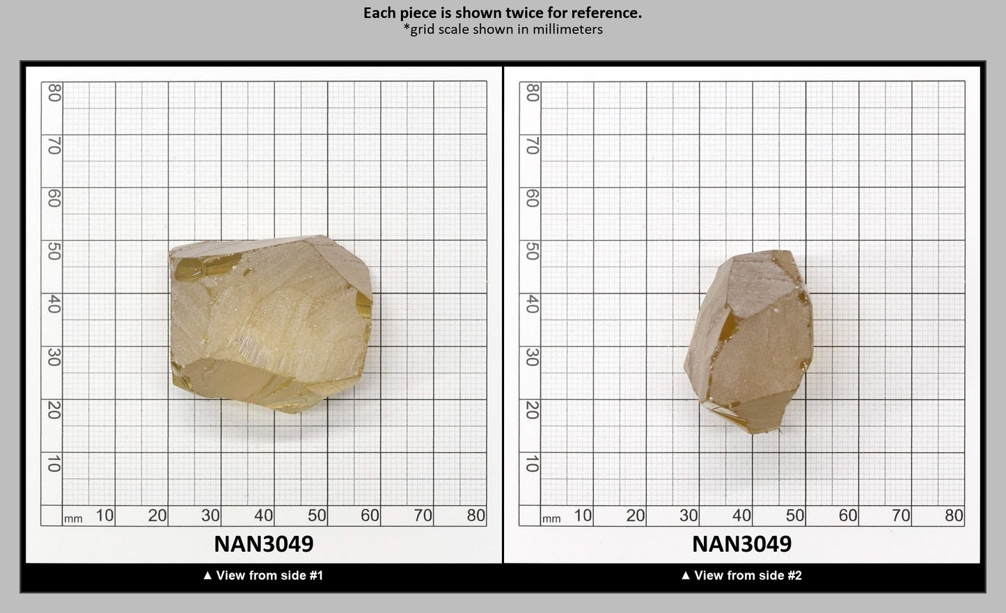 UV Reactive Nanosital #E-275 Lab Created Faceting Rough for Gem Cutting - Various Sizes : NAN3049