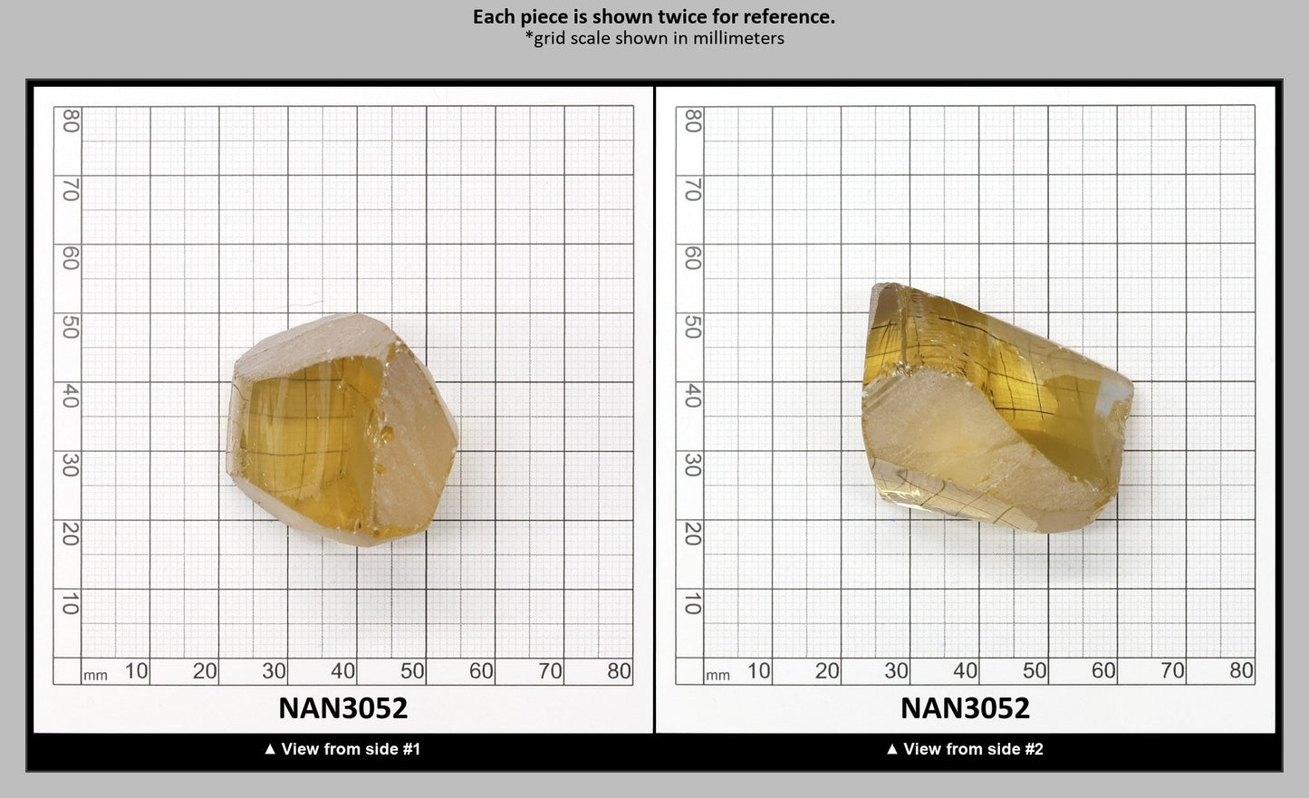 UV Reactive Nanosital #E-275 Lab Created Faceting Rough for Gem Cutting - Various Sizes : NAN3052