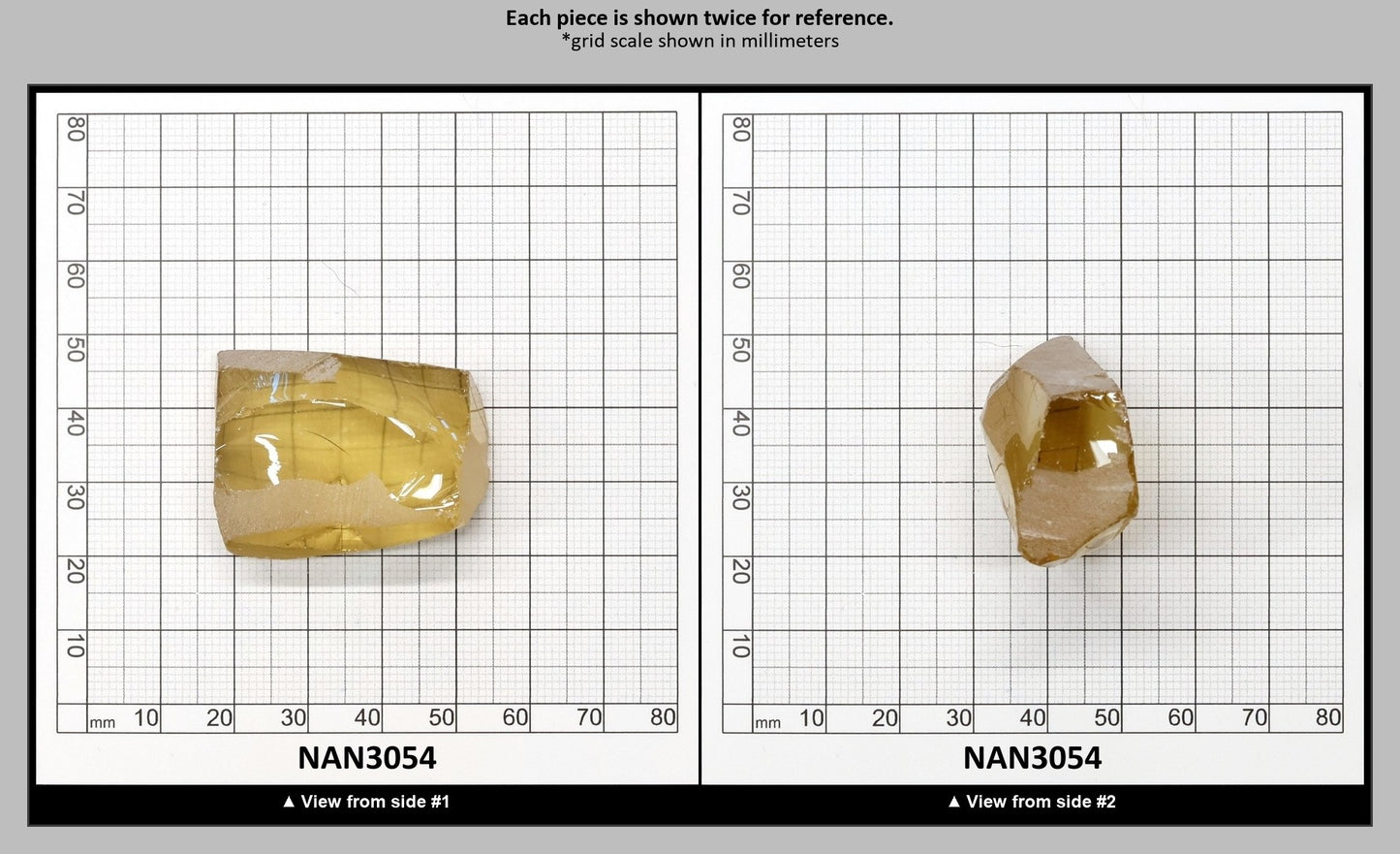 UV Reactive Nanosital #E-275 Lab Created Faceting Rough for Gem Cutting - Various Sizes : NAN3054