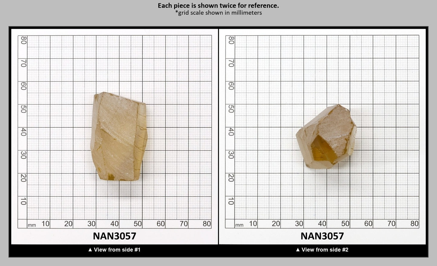 UV Reactive Nanosital #E-275 Lab Created Faceting Rough for Gem Cutting - Various Sizes : NAN3057