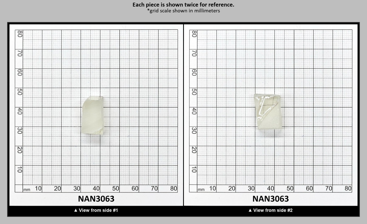 UV Reactive Nanosital #E-377 Lab Created Faceting Rough for Gem Cutting - Various Sizes : NAN3063