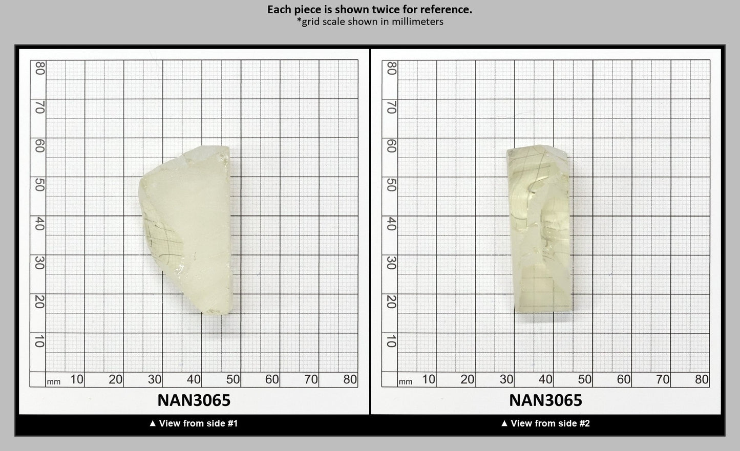 UV Reactive Nanosital #E-377 Lab Created Faceting Rough for Gem Cutting - Various Sizes : NAN3065